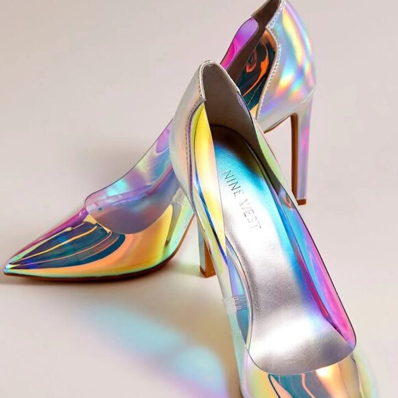Forever 21 x Nine West Iridescent Pumps, US 5.5 - Picture 1 of 5